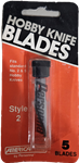 American Saftey Razor 66-0502 Hobby Knife Blades - 5 Pack
