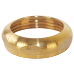 Aqua Plumb 3100170 Rough Brass Finish 1-1/4" x 1-1/4" Brass Slip-Joint-Nut