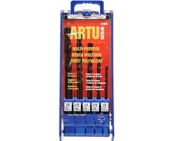 Artu USA 1505 5 Piece Multi Purpose Drill Bit Set 1/8", 3/16", 1/4", 5/16", And 3/8"