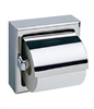 Bobrick, B-6699, Surface-Mounted Toilet Tissue Paper Dispenser, With Hood, Stainless Steel