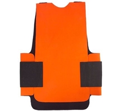 Exo Pro, BA135, Large / Extra Large, Orange Blaze, Waterproof & Windproof Neoprene Cold Weather Body Armor Thermal Vest