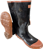 Boss 2KP522112 Rubber Over-the-Sock Knee Boot, Black, Size 12