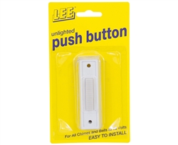 Lee Electric, 266W, White On White, Wired Box Push Button Unlighted, With White Button For Bell