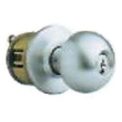 Arrow BD17-26D Satin Chrome US26D Classroom Outside Ball Knob Compatible With Exit Device Trim For S1250 And ED910
