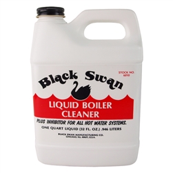 Black Swan 6010 Liquid Boiler Cleaner Plus Inhibitor NON Petroleum For All Hot Water Systems Quart 32 Fl Oz