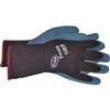 Boss 8439M Medium Blue Frosty Grip Latex Coated Palm Glove Utility Glove