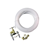 Aqua Plumb, C3499, Ice Maker/Humidifier Installation Hook Up Kit, Includes 25 FT. Of 1/4" O.D. Polyethylene Tubing