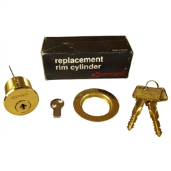 CONCEPT (Like Wilson 6180 Top Security) 18 Pins For Extra Security Rim/Mortise 1-1/8" Lock Cylinder Combo (Interchangeable), HIGH SECURITY, 3 Dimensional Cross Section Keyway
