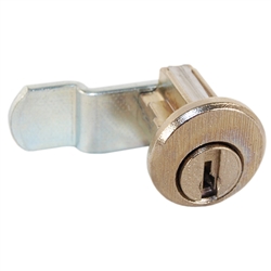 CompX C8710 Bright Nickel US14 Mailbox Lock With Clip Replaces Bommer Style Locks