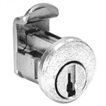 CompX C8716 Bright Nickel US14 Mailbox Lock With Clip Replaces S. H. Couch Style Locks