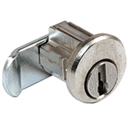 CompX C8718 Bright Nickel US14 Mailbox Lock With Clip Replaces Cutler Mail Chute Style Locks
