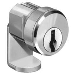 CompX C8720 Bright Nickel US14 Mailbox Lock With Threaded Cylinder And Clip Replaces Dura-Steel Style Locks