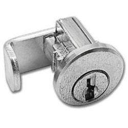 CompX C8723 Bright Nickel US14 Mailbox Lock With Clip Replaces Jensen General Style Locks
