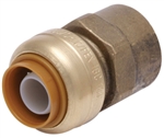 PipeBite, CC10005, 1/2" x 1/2" Female Iron Pipe, Lead Free Connector, (Sharkbite Like) Push Fit Fittings For Use With Copper Tubing CTS, CPVC & Pex With Integral Tube Liner Included