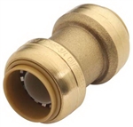 PipeBite, CC10035, 3/4" x 3/4", Lead Free Coupling, (Sharkbite Like) Push Fit Fittings For Use With Copper Tubing CTS, CPVC & Pex With Integral Tube Liner Included