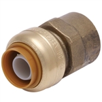 PipeBite, CC10045, 3/4" x 3/4" Female Iron Pipe, Lead Free Connector, (Sharkbite Like) Push Fit Fittings For Use With Copper Tubing CTS, CPVC & Pex With Integral Tube Liner Included