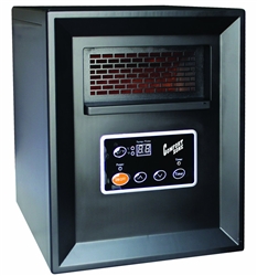 Comfort Zone, CZ2011P, 14" plastic cabinet style Infrared Quartz Heater - 3413 BTU, 1000 Watts