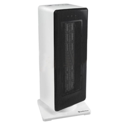 Comfort Zone CZ430WT White Fashion Oscillating Ceramic Tower Heater