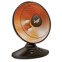 Comfort Zone, CZ998, Oscillating Parabolic Dish Radiant Heater