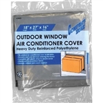 Comfort Zone, CZAC2, 18" x 27" x 16" x 6 Mil, Small, Outside Outdoor Window Air Conditioner Cover