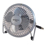 Comfort Zone, CZHV4, 1 Fan 4" Desktop Adjustable, High Velocity Cradle Fan, Dual Powered, Assorted Colors
