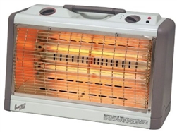 Comfort Zone, CZQTV33,  Deluxe Horizontal Fan Forced Quartz Heater