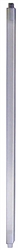 Liberty, D2250C, 24" Clear Plastic Towel Bar Rod, Replace-A-Bar