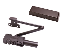 Arrow Assa Abloy (Like LCN 4041), DC516AL, Aluminum 689, Grade 1 Heavy Duty Cast Iron Body Hydraulic Door Closer Spring Power Adjustable From 1 to 6, Adjustable Triple Valve Back Check