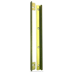 Progressive, DG30MORTGPCC, Gold, 1" x 1" x 30" Long, Centered Mortise Cut Out Jimmy Bar - Door Guardian For In Swinging Doors