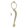 Ultra Hardware 31628 Polished Brass Finish Decorative Slip Over Curved Handle