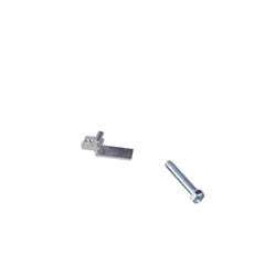 Aqua Plumb 2040P 10 Piece Aluminum Clip & Screw Double Wing Sink Clip 1-7/16" x 5/8" x 7/16" For Sinks