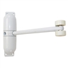 Ultra Hardware 15990 15999 White Adjustable Mini Door Closer, Light Duty
