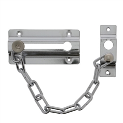 Ultra 29012 Chrome US26 Door Chain Guard Without Key