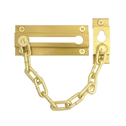 Ultra 60891 Brass US3 Door Chain Guard Without Key