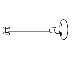 Detex DTXECL498K Outside Pull And Warning Sign