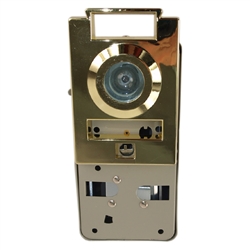 Maxtech DV10-US3 Polished Brass Door Viewer And Non Electric Chime Combination