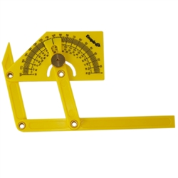 Empire 2791 Yellow Protractor / Angle Finder With 0 to 180 Degree Readout