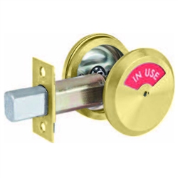 Arrow E50-03-234 Polished Brass US3 Grade 2 E Series Occupancy Indicator Deadbolt