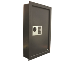 Em-D-Kay E52W 0.45 Cubic Foot Steel Wall Safe With Electronic Keypad And Key Override
