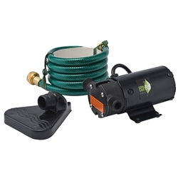 Eco-Flo ECFPUP61 1/12 HP LIGHT WEIGHT UTILITY PUMP - INCLUDES 6' HOSE AND FLOOR DRAINER (WILL DRAIN WATER TO 1/8" ON SURFACES) - UP TO 360 GPH