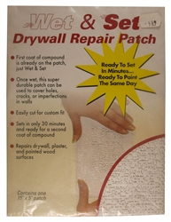 Wet & Set ECH-123 15" x 5" Fast Setting Drywall Repair Patch