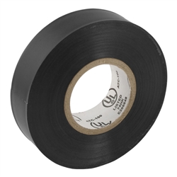 Global, ET60FR, 3/4" x 60', Black, Vinyl PVC Insulating Electrical Tape