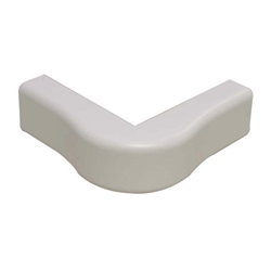 Premiere Raceway Wire Hider FOC-53414 1-1/2" Outside Corner White For Molding Self Adhesive