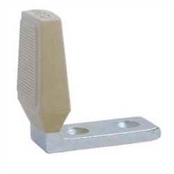 Ives, FS434 US2C, Floor Door Stop, Zinc Plated, (Base Steel), Angle Door Stop