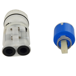 Genuine OEM Gerber 97-013 92-298 Hardwater Replacement Shower Ceramic Disc Cartridge With Temperature Limit Stop Pressure Balance Cartridge For 49-600/800