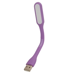 Go Green Power GG-113-USBPR Purple USB Portable Flexible LED Light