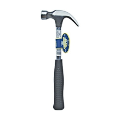 H.B. Smith Tools, GH99, 8 OZ, Claw Hammer, Tubular Steel Metal Handle With Comfort Rubber Grip