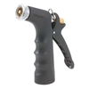 Gilmour, 593, Heavy-duty Comfort Grip Nozzle with Threaded Front, Pistol-Grip, Zinc/Vinyl, Black