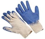 Tuff Stuff, GLV9627-1, 1 Pair, Heavy Blue Plastic Dipped Palm Cotton Glove 24.5CM
