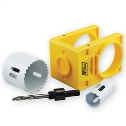 Ivy Classic 27001 Bi-Metal Hole Saw Lock Installation Kit with Guide